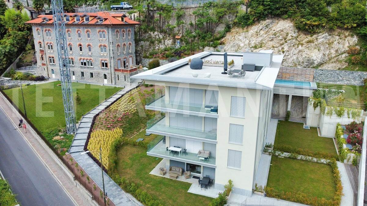 Appartamento nuovo in centro Menaggio con giardino