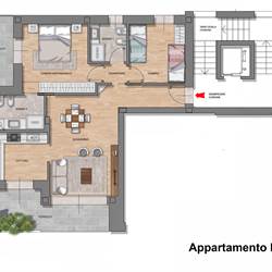 Elegante Trilocale con terrazzi - 1^ Piano