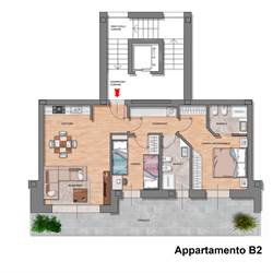 B/2 - Trilocale con Terrazzo  - Residenza Mascagni