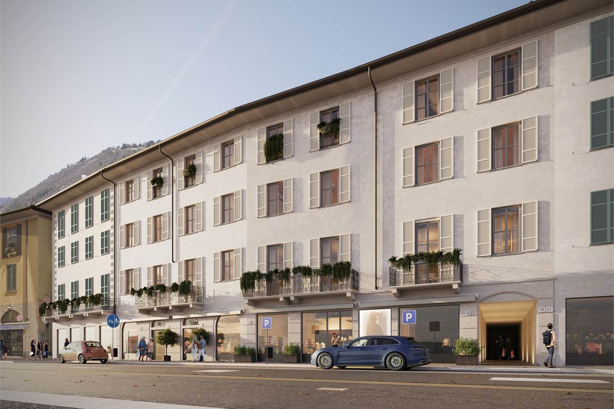 TRILOCALE CON BALCONE E DOPPI SERVIZI