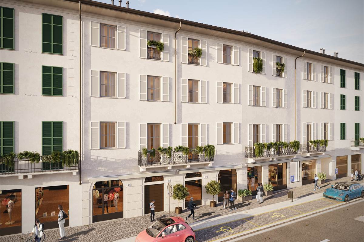 TRILOCALE CON BALCONE E DOPPI SERVIZI