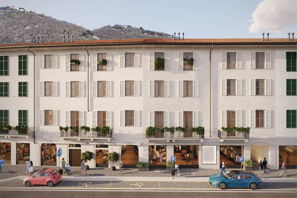 TRILOCALE CON BALCONE E DOPPI SERVIZI