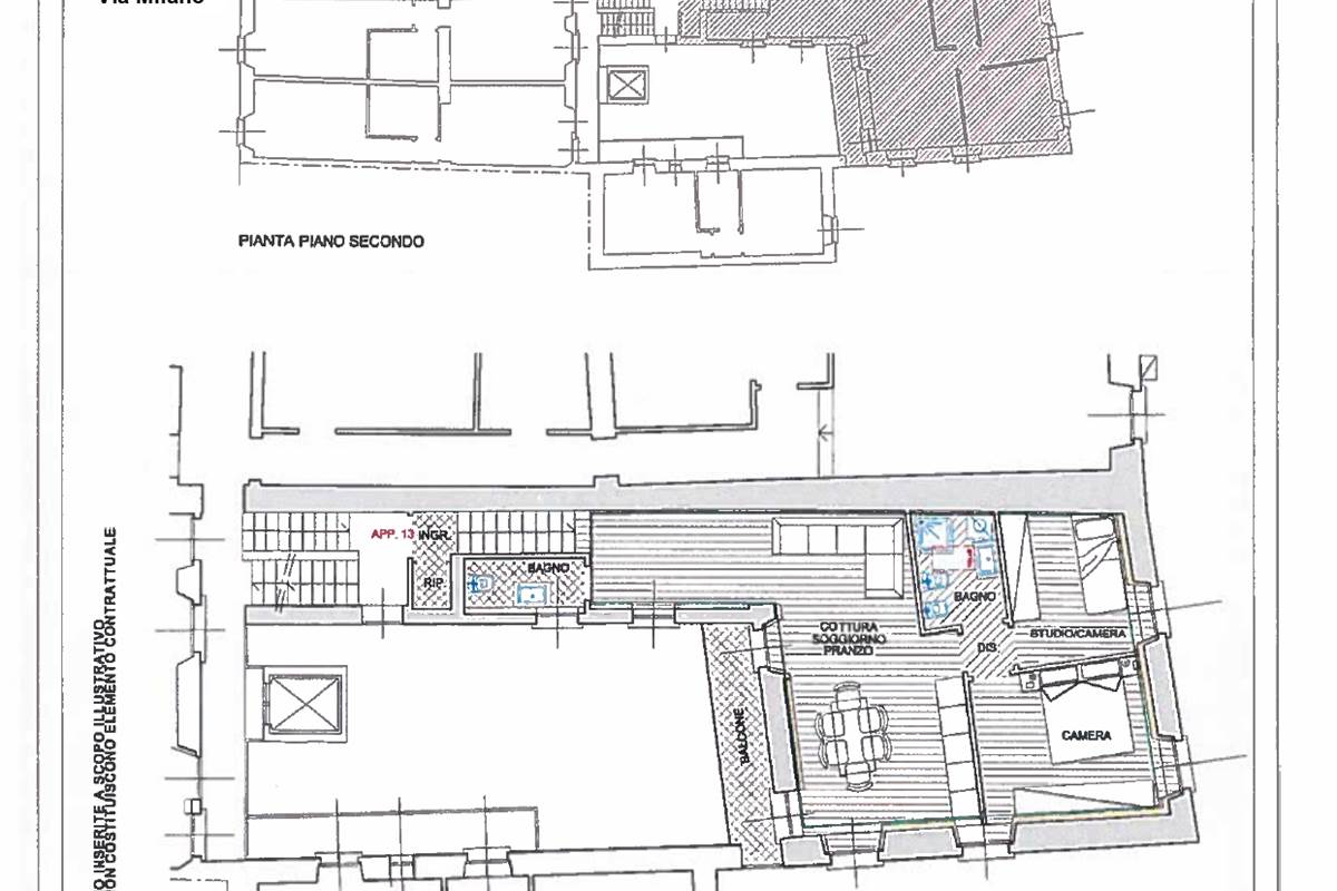 AMPIO TRILOCALE CON BALCONE