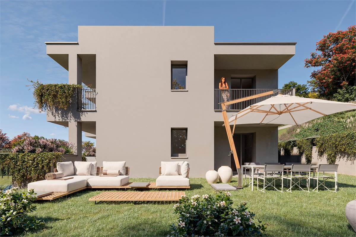 B/1- Trilocale con ampio terrazzo e giardino 