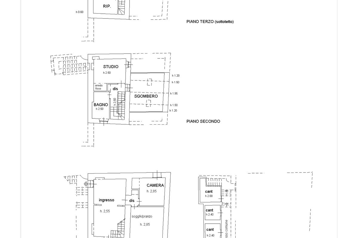 PORZIONE CASA CIELO TERRA CON  2 GRANDI BOX - ROVENNA - CERNOBBIO