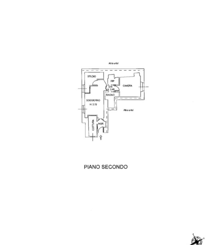 Elegante Trilocale in centro storico