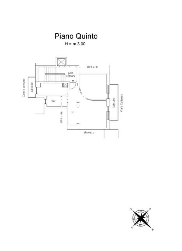 Elegante trilocale in centro città