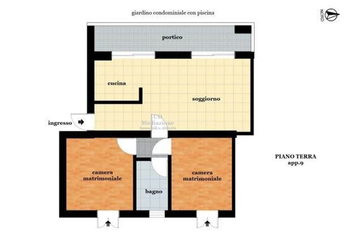 Trilocale arredato Gravedona ed Uniti