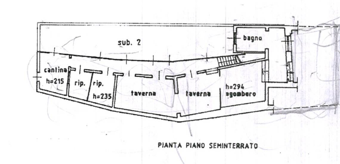 piano seminterrato 