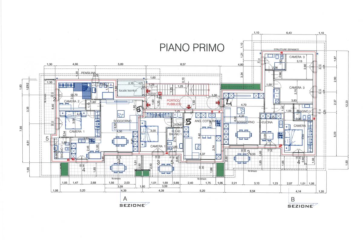 planimetria piano primo