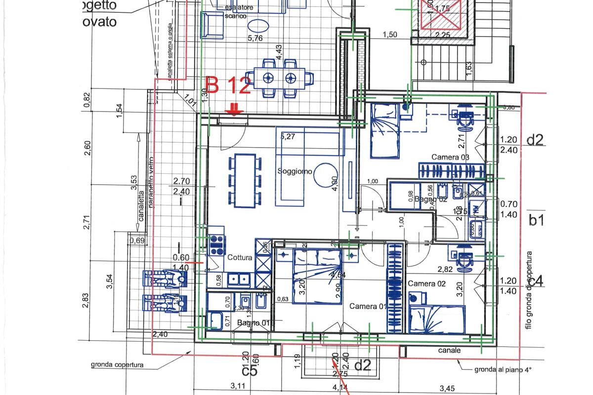 QUADRILOCALE ULTIMO PIANO TERRAZZO CON TERRAZZO