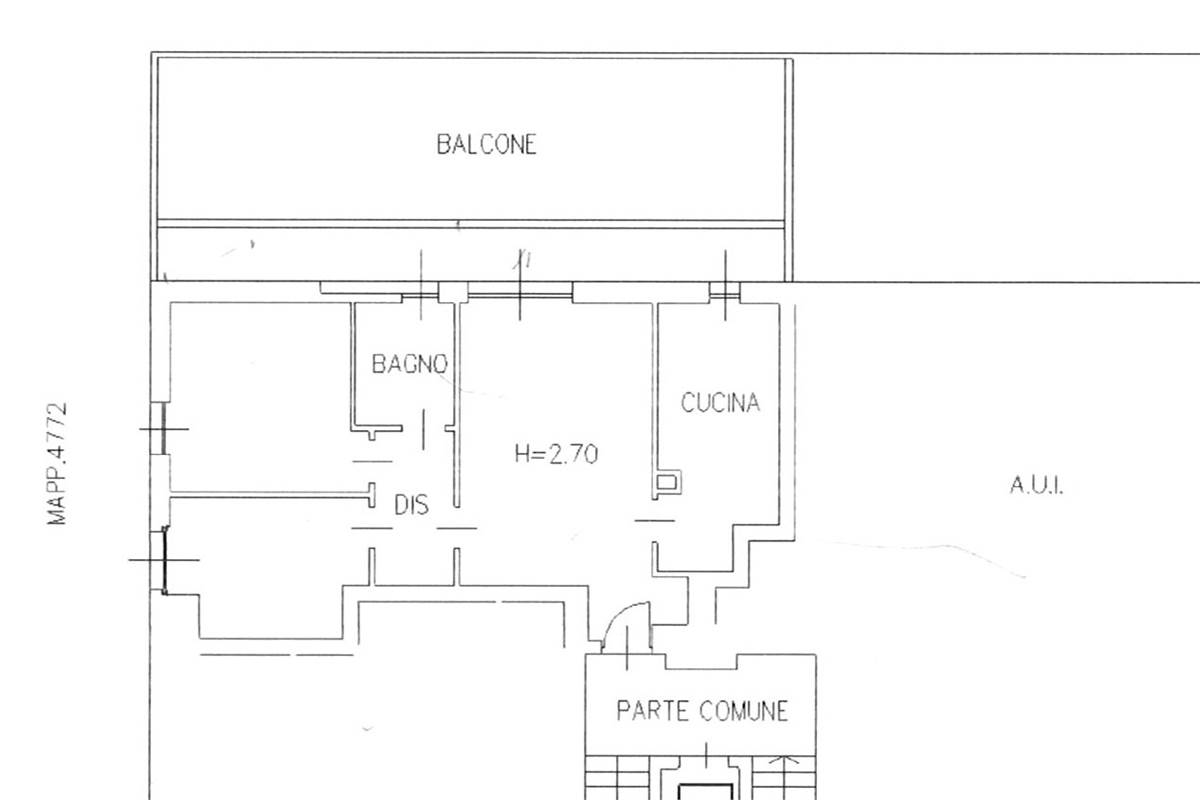 ALBAVILLA TRILOCALE CON TERRAZZO
