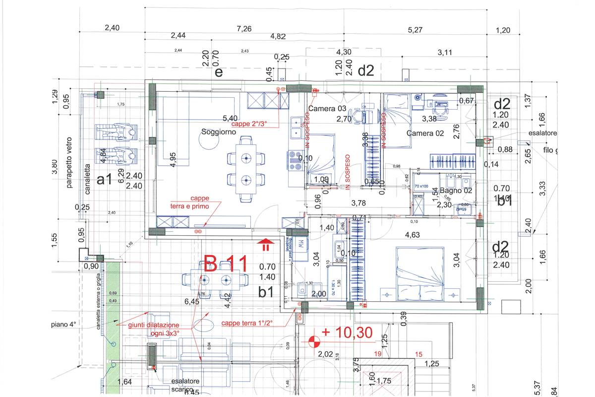 QUADRILOCALE CON TERRAZZO