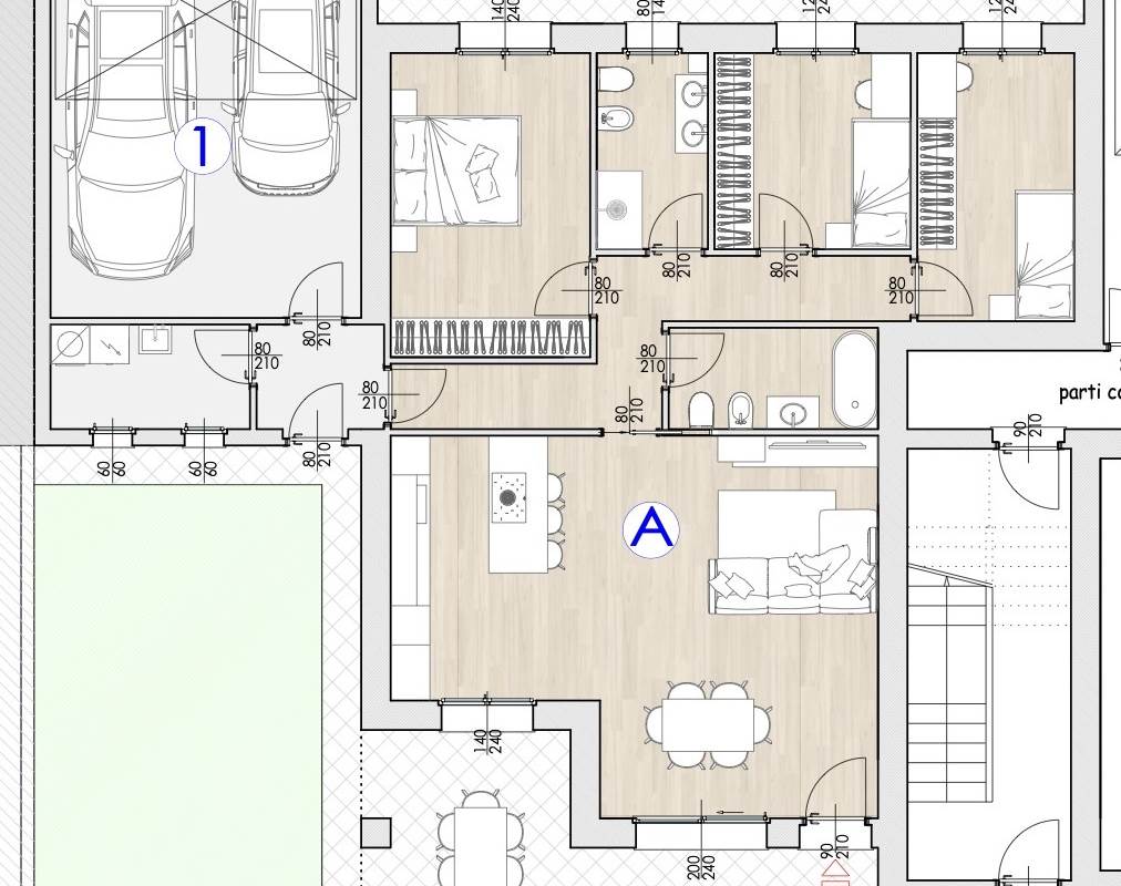 BREGNANO QUADRILOCALE CON GIARDINO E BOX DOPPIO