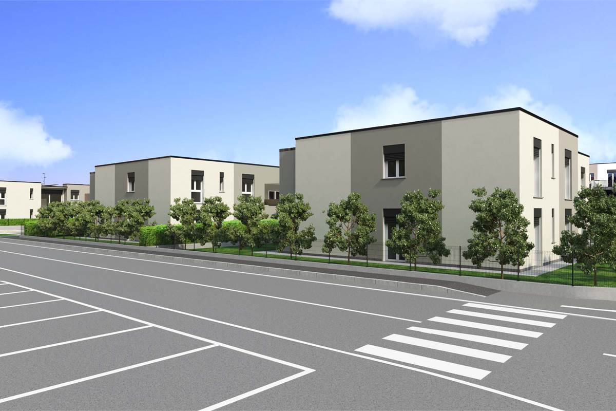 ROVELLASCA BILOCALE CON BALCONE E BOX