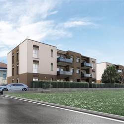 LOMAZZO NUOVO TRILOCALE CON GIARDINO