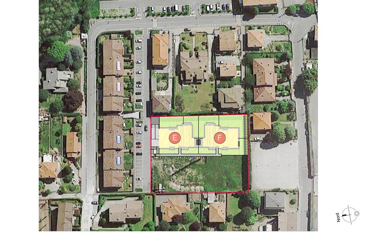 LOMAZZO NUOVO TRILOCALE CON GIARDINO