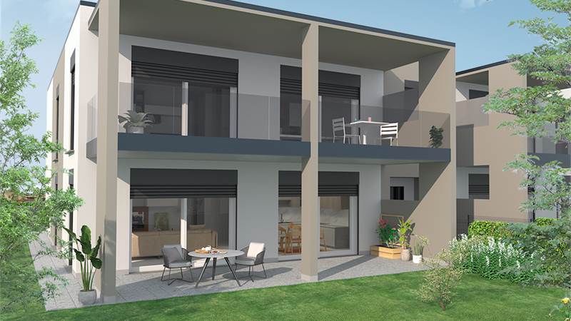 ALSERIO NUOVO TRILOCALE CON GIARDINO