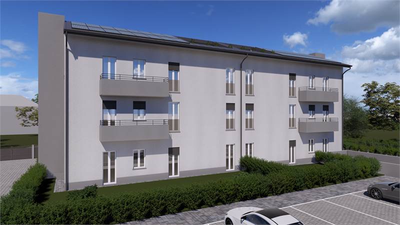 LENTATE SUL SEVESO NUOVO TRILOCALE CON GIARDINO.