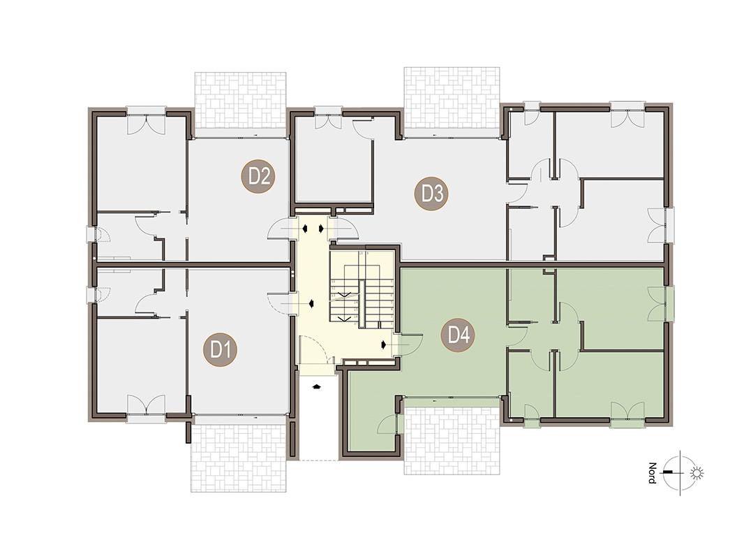 OLTRONA SAN MAMETE NUOVO TRILOCALE CO GIARDINO