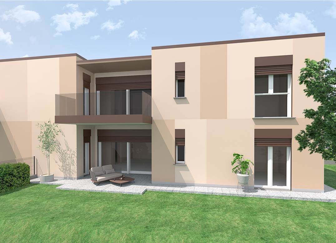 BEREGAZZO NUOVO TRILOCALE CON BALCONO