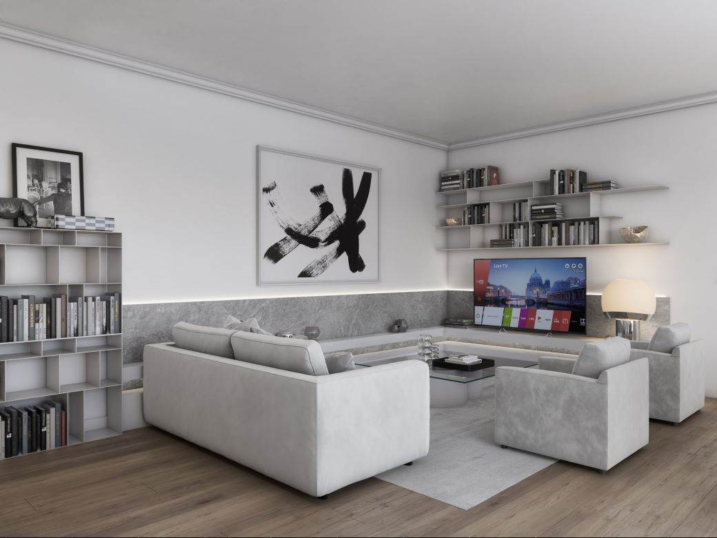 BEREGAZZO NUOVO TRILOCALE CON BALCONO