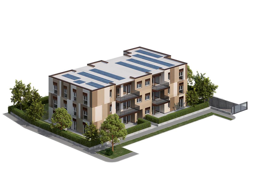 ROVELLASCA NUOVO TRILOCALE CON GIARDINO