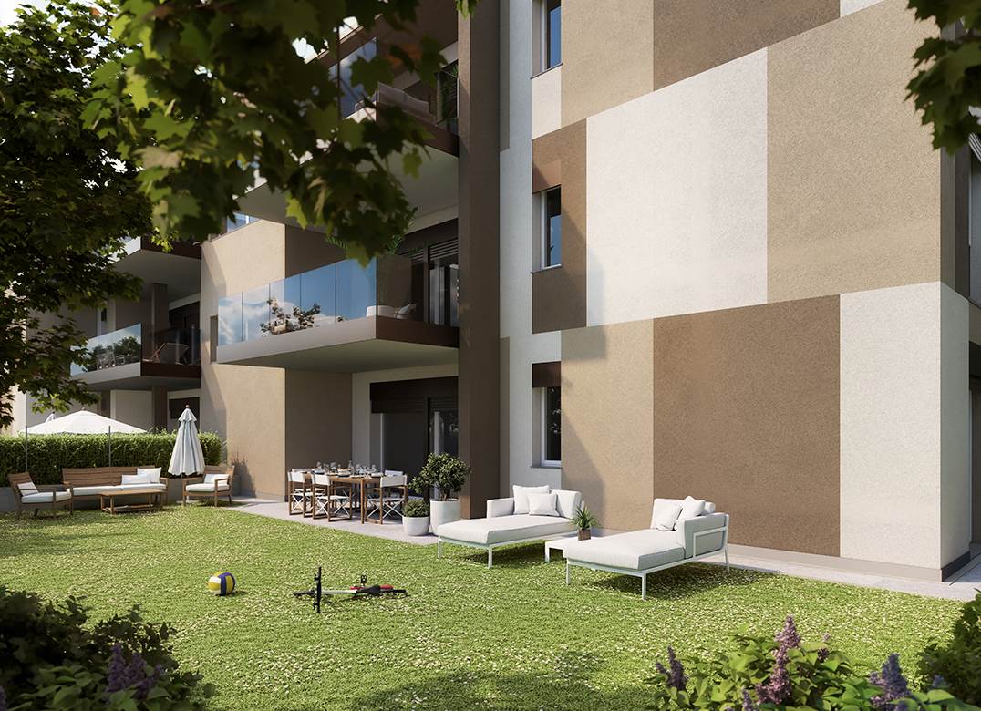 ROVELLASCA NUOVO TRILOCALE CON GIARDINO