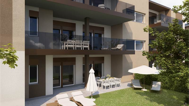 ROVELLASCA NUOVO TRILOCALE CON GIARDINO