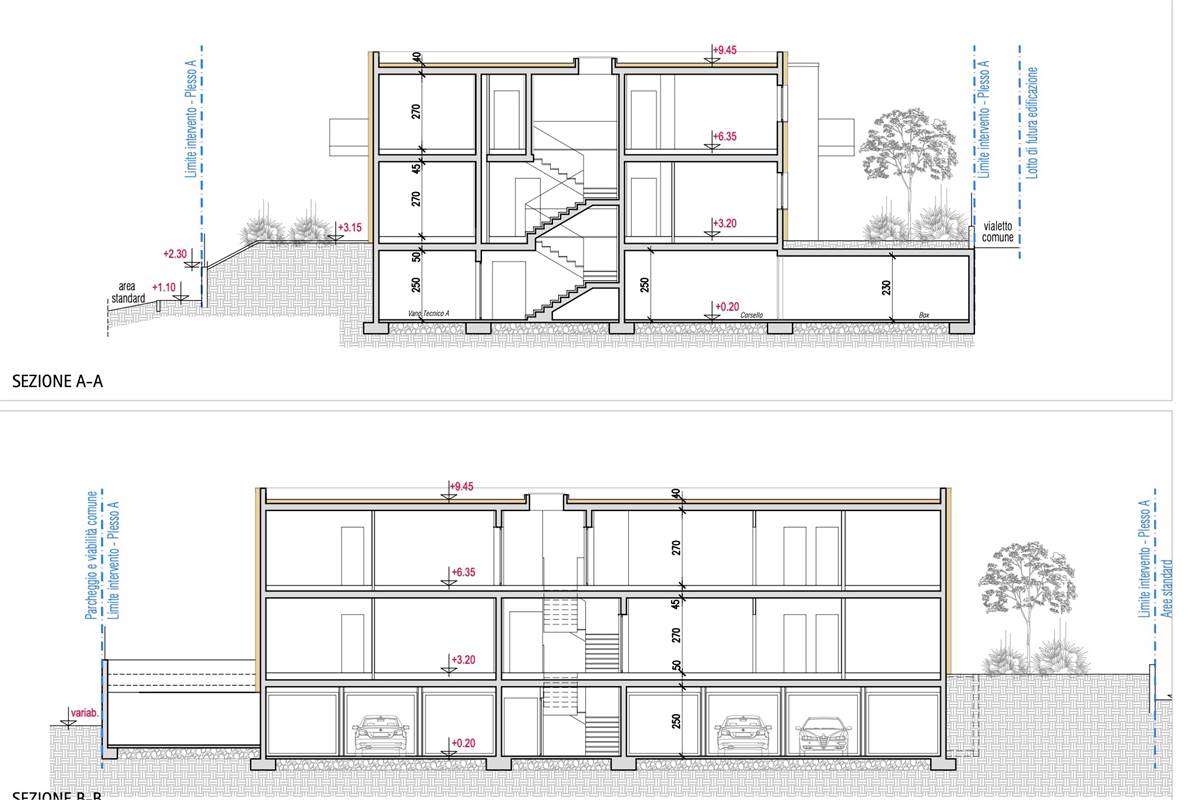 BEREGAZZO NUOVO TRILOCALE CON BALCONE