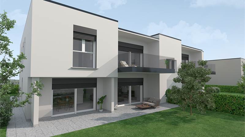BIZZARONE NUOVO QUADRILOCALE CON GIARDINO