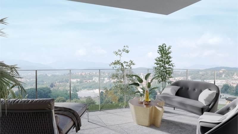 GUANZATE NUOVO TRILOCALE CON TERRAZZO E BOX