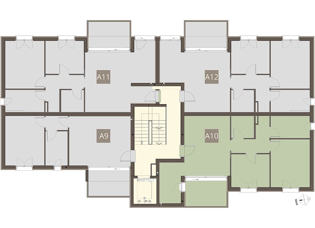 GUANZATE TRILOCALE CON TERRAZZO E BOX