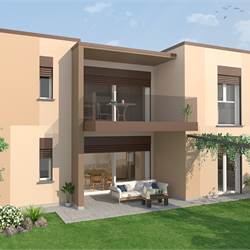 ROVELLASCA NUOVO TRILOCALE CON GIARDINO