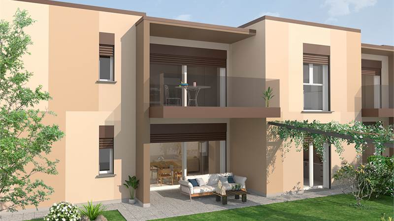 ROVELLASCA NUOVO TRILOCALE CON GIARDINO