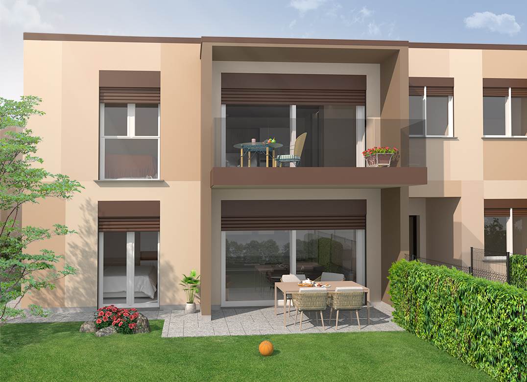 ROVELLASCA NUOVO TRILOCALE CON GIARDINO