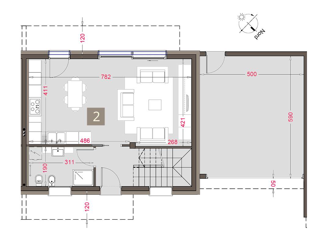  LIMIDO COMASCO VILLETTA A SCHIERA DI NUOVA COSTRUZIONE