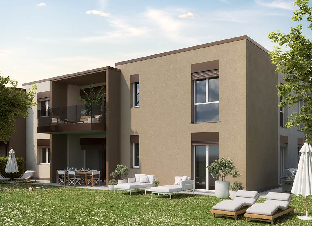 BREGNANO NUOVO TRILOCALE CON GIARDINO