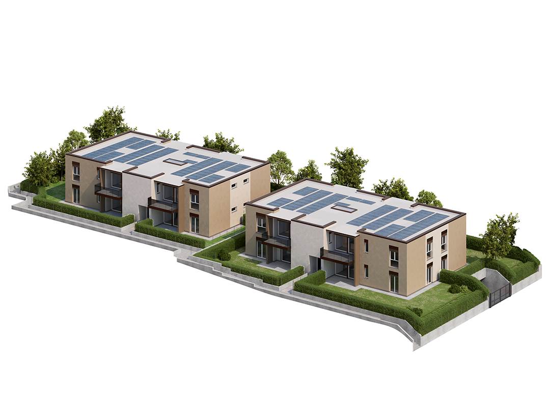 BREGNANO NUOVO TRILOCALE CON GIARDINO