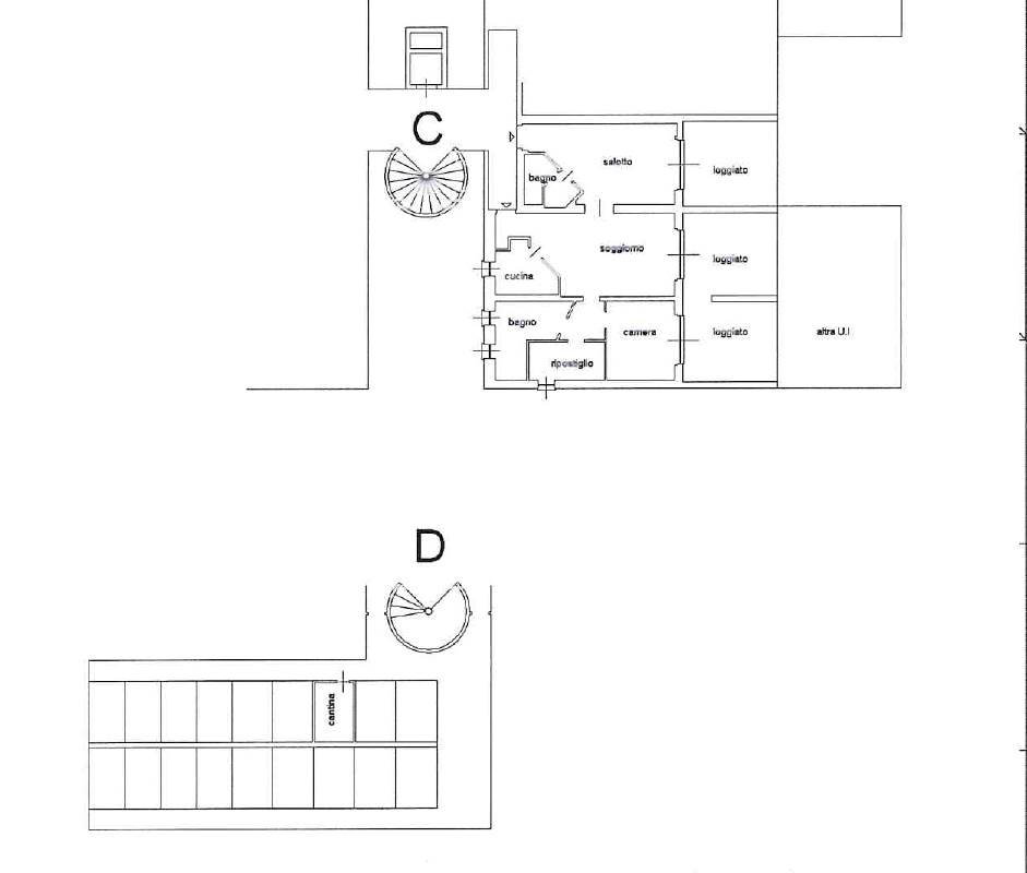 COMO APPARTAMENTO CON PORTICO - ARREDATO 