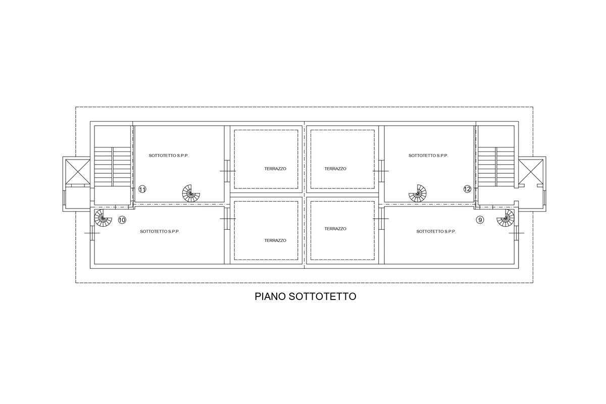 LENTATE SUL SEVESO NUOVO ATTICO CON TERRAZZO