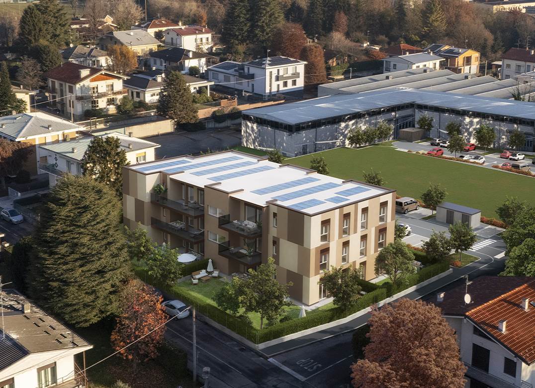 ROVELLASCA NUOVO TRILOCALE CON GIARDINO