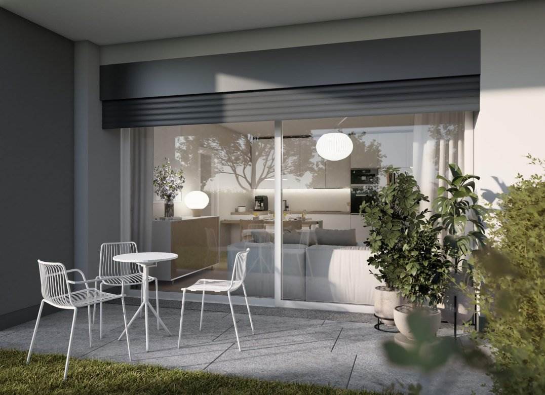 ROVELLASCA NUOVO TRILOCALE CON GIARDINO