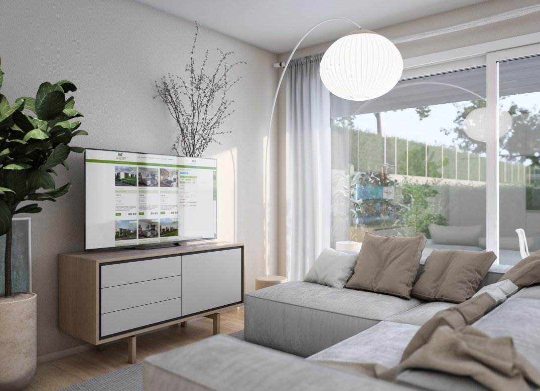 ROVELLASCA NUOVO TRILOCALE CON GIARDINO