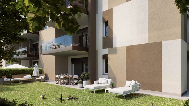 ROVELLASCA NUOVO TRILOCALE CON GIARDINO