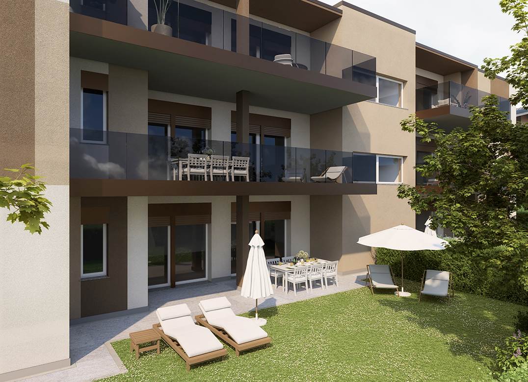 ROVELLASCA NUOVO TRILOCALE CON GIARDINO