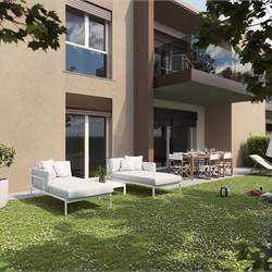 GUANZATENUOVO TRILOCALE CON GIARDINO E BOX DOPPIO