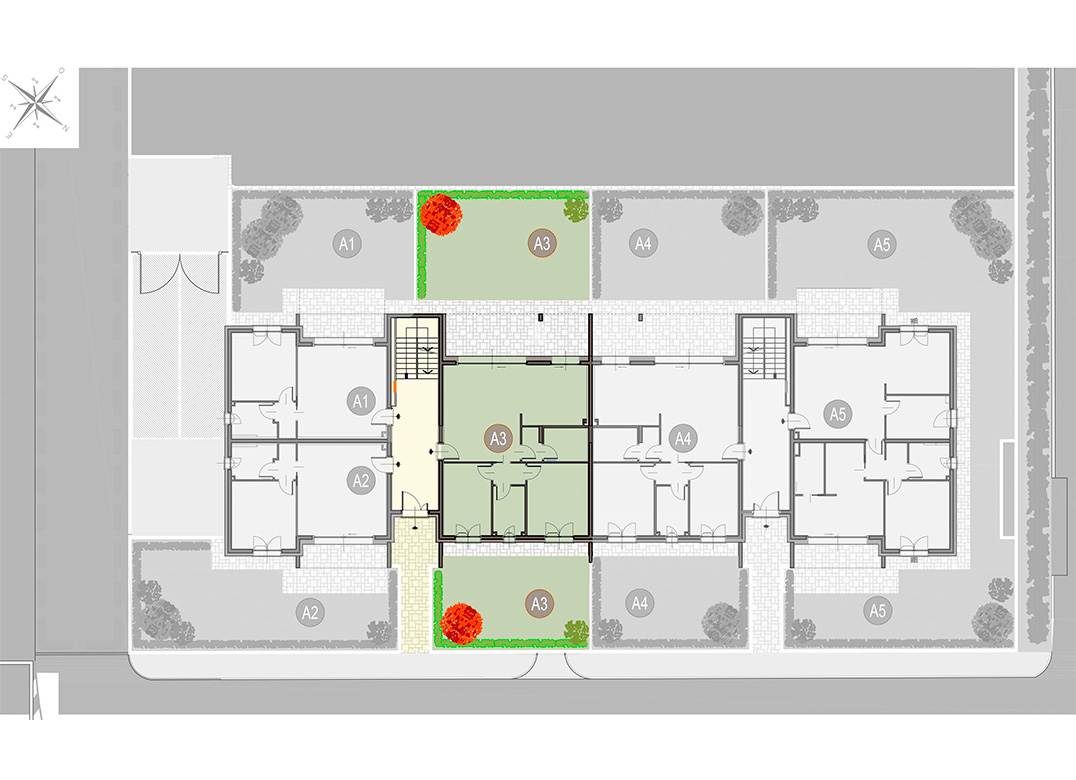 GUANZATENUOVO TRILOCALE CON GIARDINO E BOX DOPPIO
