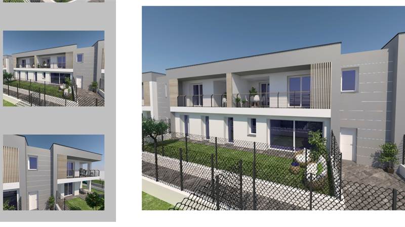 BREGNANO NUOVO TRILOCALE CON BALCONI E BOX