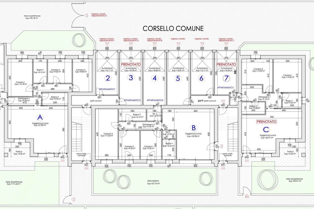 BREGNANO NUOVO TRILOCALE CON BALCONI E BOX